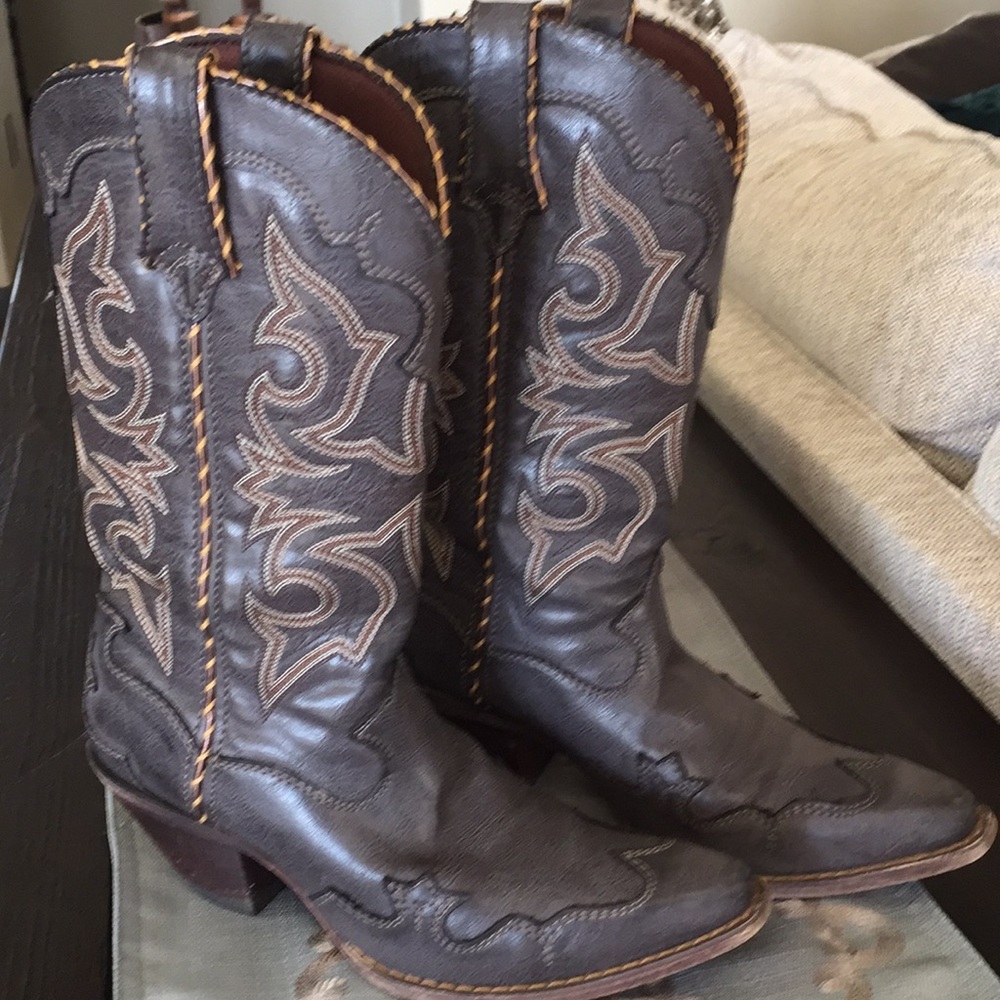 Durango grey 12" boot 7.5
